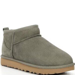 UGG Classic Ultra Mini Boot Shoes Women's 8 Moss Green